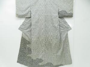 リサイクル　絵羽小紋　鹿の子文　着物　リメイク　材料